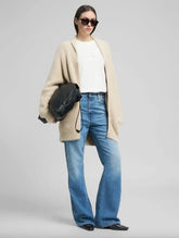 Cardigan lungo REPLAY DK3917.000.G23916. 022 - Panna